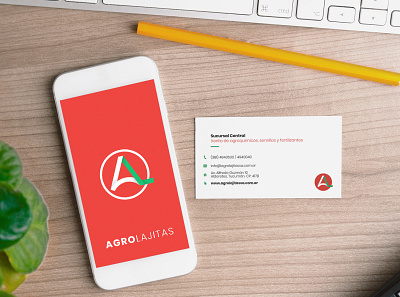 AgroLajitas - Brand Identity agriculture business cards logo material