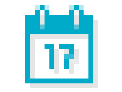 Pixel icon calendar icon perfect pixel