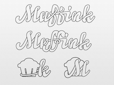 Logo Muffink.Com logo tipography vector