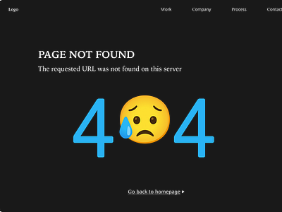 Daily UI #8 - 404 Page