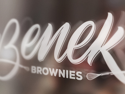 Benek | Brownies branding brownie cake candy chef cook logo