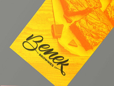 Benek | Brownies branding brownie cake candy chef cook logo
