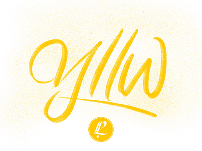 Yellow / iPad Pro apple pencil brush brushpen calligraphy ipad pro lettering procreate