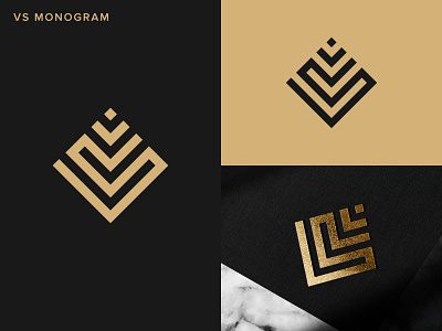 SV Logo brand branding design icon lettermark logo logo logomark logotype luxury luxury logo monogram monoline sv sv logo sv monogram logo typography vector vs vs logo vs monogram