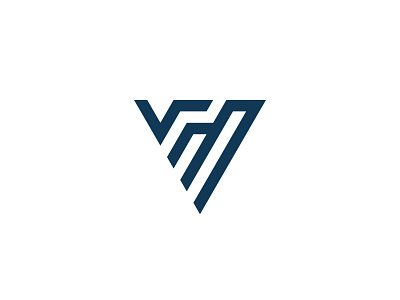 Initial Letter VM Logo abstract branding concept custom type design icon identity illustrator letter vm logo logo logomark m mark monogram monoline typography v vector vm vm monogram
