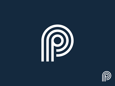 Letter P Logo mark
