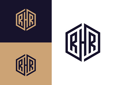 RHR Monogram - Logo Design brand identity branding clean logo design h icon identity identity designer logo logotype mark monogram r rhr logo rhr monogram rhr monogram logo typography