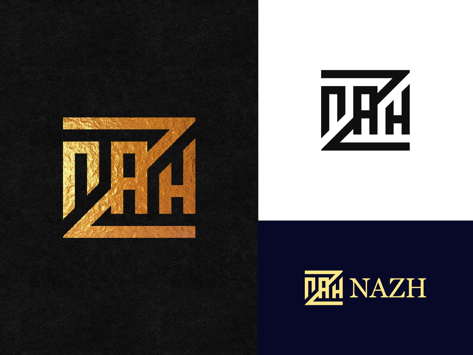 Nazh - Logo Design By Sabuj Ali On Dribbble