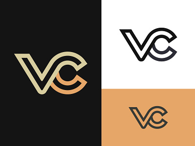 VC Logo - Initial Logo design branding brazil canada design icon identity initial logo logo logo design logotype mark monogram new york typography uk usa vc vc initial vc logo vc monogram