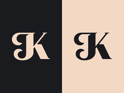 JK Logo beauty logo beauty salon logo brand design canada clothing brand logo creative elegant europe graphic graphic designer illustration initial logo jk jk logo jk monogram london luxury monogram singapore usa