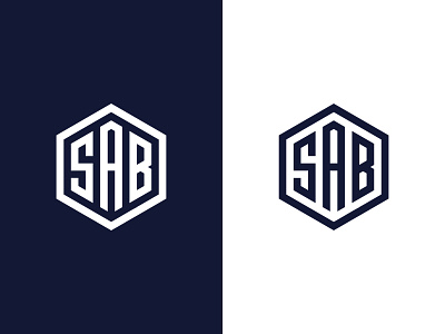 SAB - Initial Logo 2021 brand design branding creative graphic designer icon illustrator initial logo initial monogram letter design letter logo logotype minimal monogram sab sab monogram trends typography