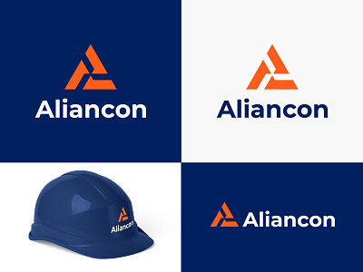 Aliancon - Construction Company Logo a logo app branding construction construction logo icon identity illustration initial logo iphone letter a logo logo logo design logotype mark realestate sketch