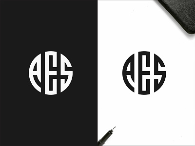 AES Monogram / Letter Logo a logo abstract aes ase logo ase monogram branding e logo illustration initial initial monogram letter logo logo logo design logotype monogram round s logo typography vector