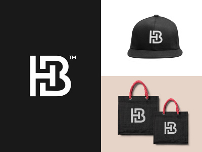 HB Monogram Logo { For Sell } abstract b logo bh logo bh monogram brand design branding company h logo hb hb logo hb monogram icon identity logo logo design minimal monogram sektch sell typography