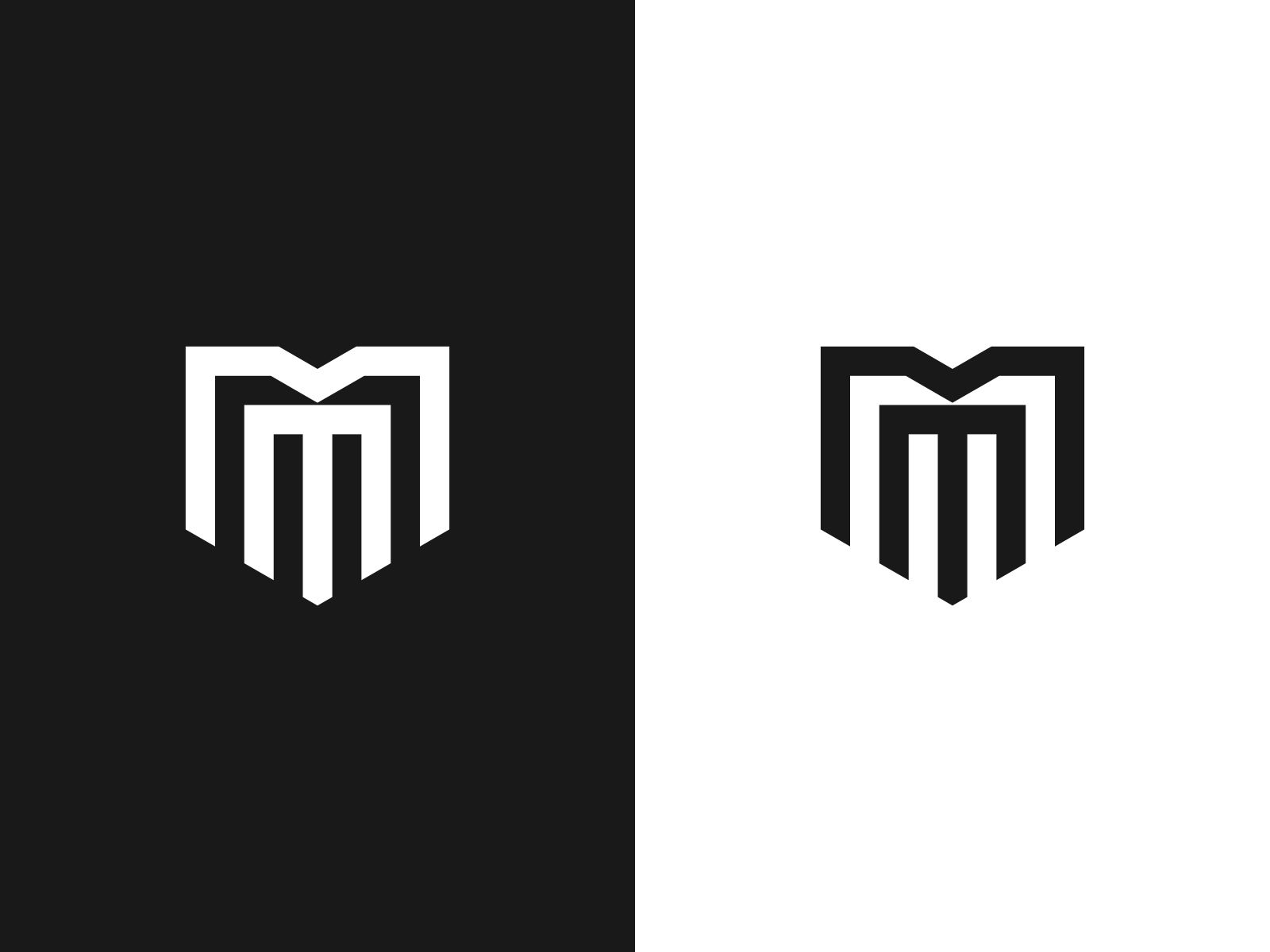 MM Monogram Logo { For Sell } by Sabuj Ali on Dribbble