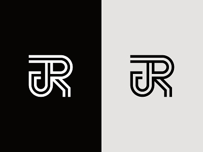 Letter JR Logo branding branding design creative identity initials logo j jr jr logo jr monogram letter jr logo lettermark logo logo design logotype modern logo monogram r rj logo rj monogram typography