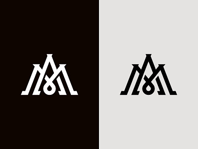 Letter MA Logo / AM Logo
