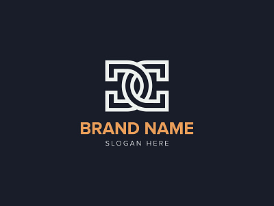 Lettermark Logo Typography Logo Monogram Logo CD DC 