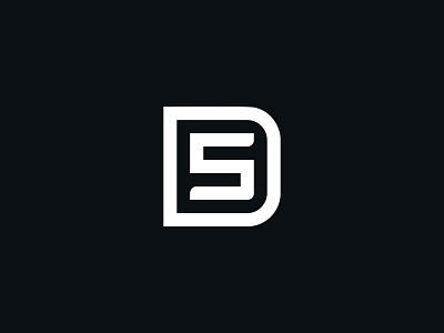 Initial letter DS / SD Logo