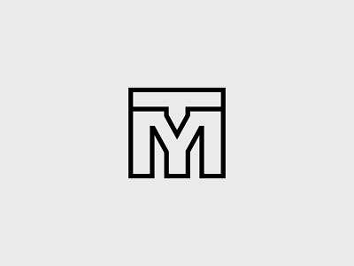 MT or MYT Monogram abstract brand design branding clean icon identity letter mt logo logo logo design logoawesome logosell logotype mark minimal monogram mt myt logo myt monogram simple typography