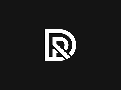 Letter DR or RD Logo