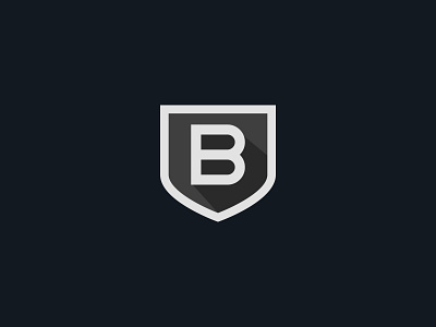 Letter B Shield Logo