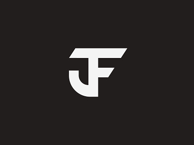 Letter JF Logo apparel brand design branding concept fitness club fitness logo fj logo fj monogram gym logo identity jf jf monogram letter jf logo logo logo design logotype minimal monogram simple typography