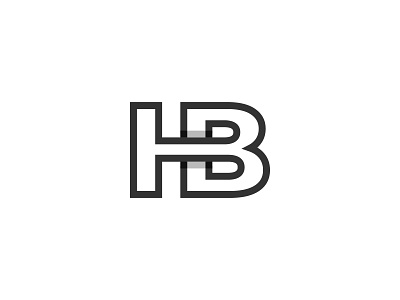 BH or HB Monogram Logo bh bh monogram brand design branding concept creative hb hb logo hb monogram icon identity letter bh logo logo logo design logotype mark minimal monogram simple typography