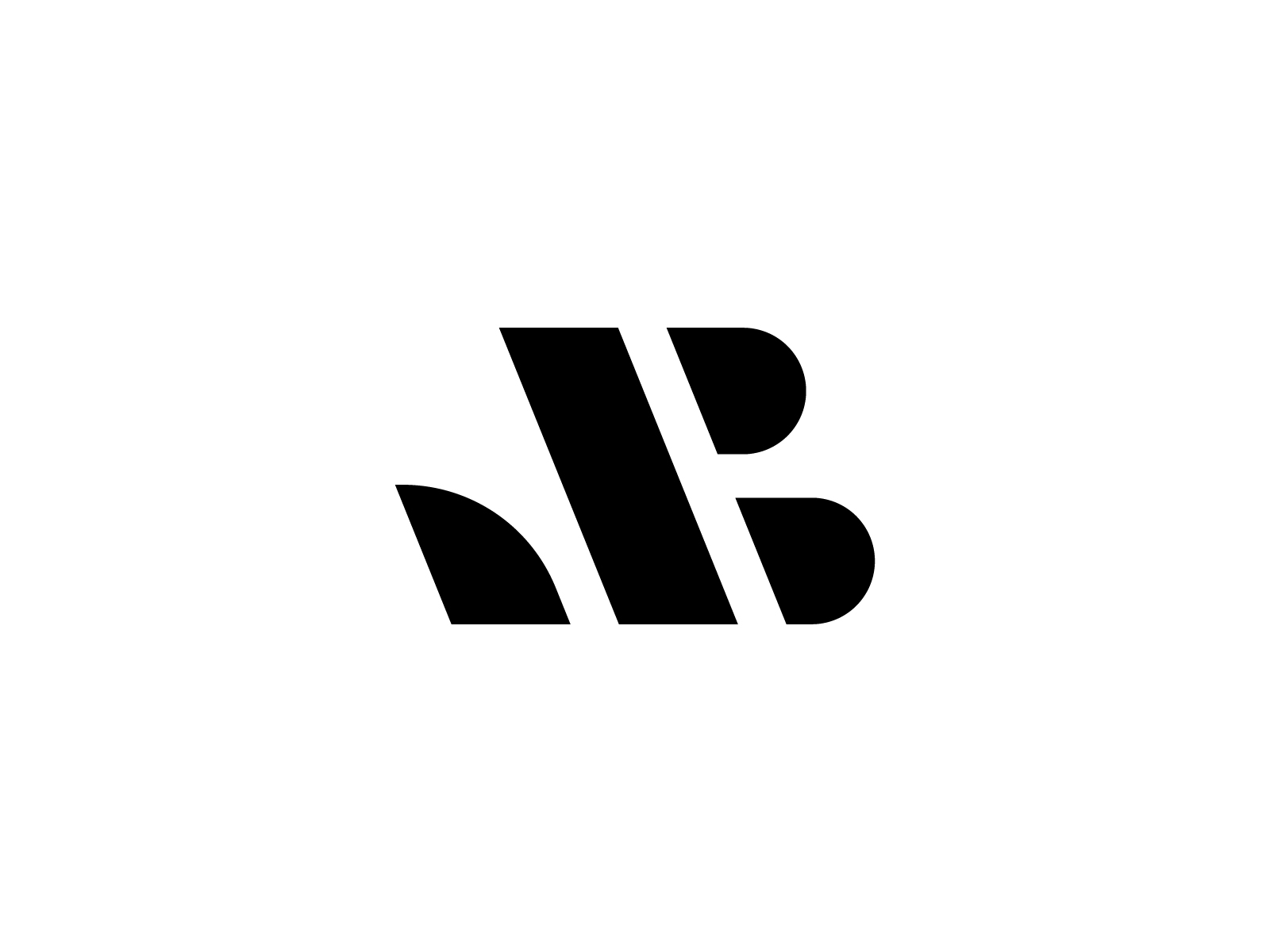 Initial letter bj logo template design Royalty Free Vector
