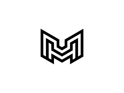 MH Logo or HM Logo abstract art brand design branding design hm hm logo hm monogram identity letter mh logo lettermark logo logo design logotype mh mh monogram minimal monogram typography