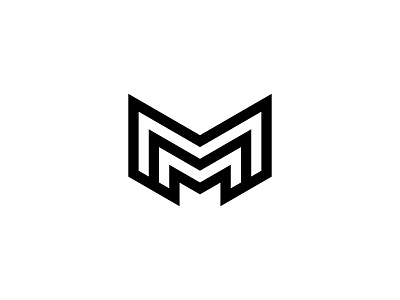 MM Monogram abstract brand design branding clean design identity iocn logo logo design logotype m minimal mm mm logo mm monogram modern monogram simple typography vector