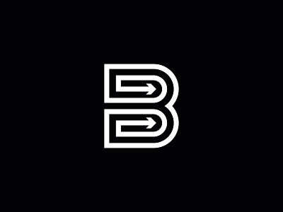 Letter B Arrow Logo abstract alphabet arrow b b arrow logo b monogram brand design branding business design identity logo logo design logotype minimal monogram typography vector