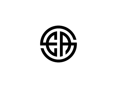 SEA Logo or EAS Logo branding clean design eas eas logo eas monogram identity initials logo lettermark logo logo design logotype minimal modern monogram sea typography vector