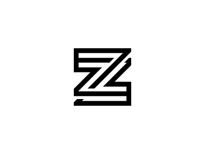 Z or ZZ Logo by Sabuj Ali on Dribbble