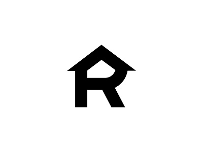 Home Letter R Logo abstract brand branding concept home letter r logo identity letter r logo lettermark logo logos minimalist modern r home icon r home logo r mark r monogram real estate simple typographic vector