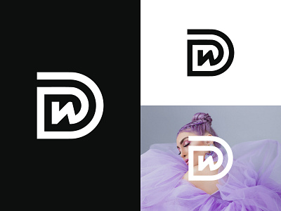 DW Logo or WD Logo branding creative design dw dw logo dw monogram iconic identity illustration logo logo design logos logotype modern monogram simple typography wd wd logo wd monogram logo