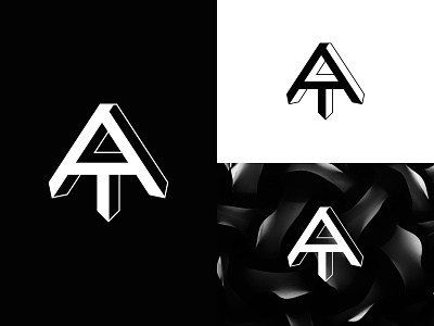 AT Logo or TA Logo abstract at at logo at monogram branding creative design identity illustration logo logo design logos logotype modern monogram simple ta ta logo ta monogram typography