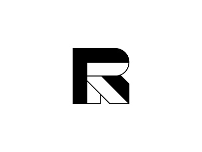 Letter R Monogram Logo branding creative design graphic design identity illustration letter r logo letter r monogram logo logo logo design logos logotype modern monogram r icon r logo r mark typography ui