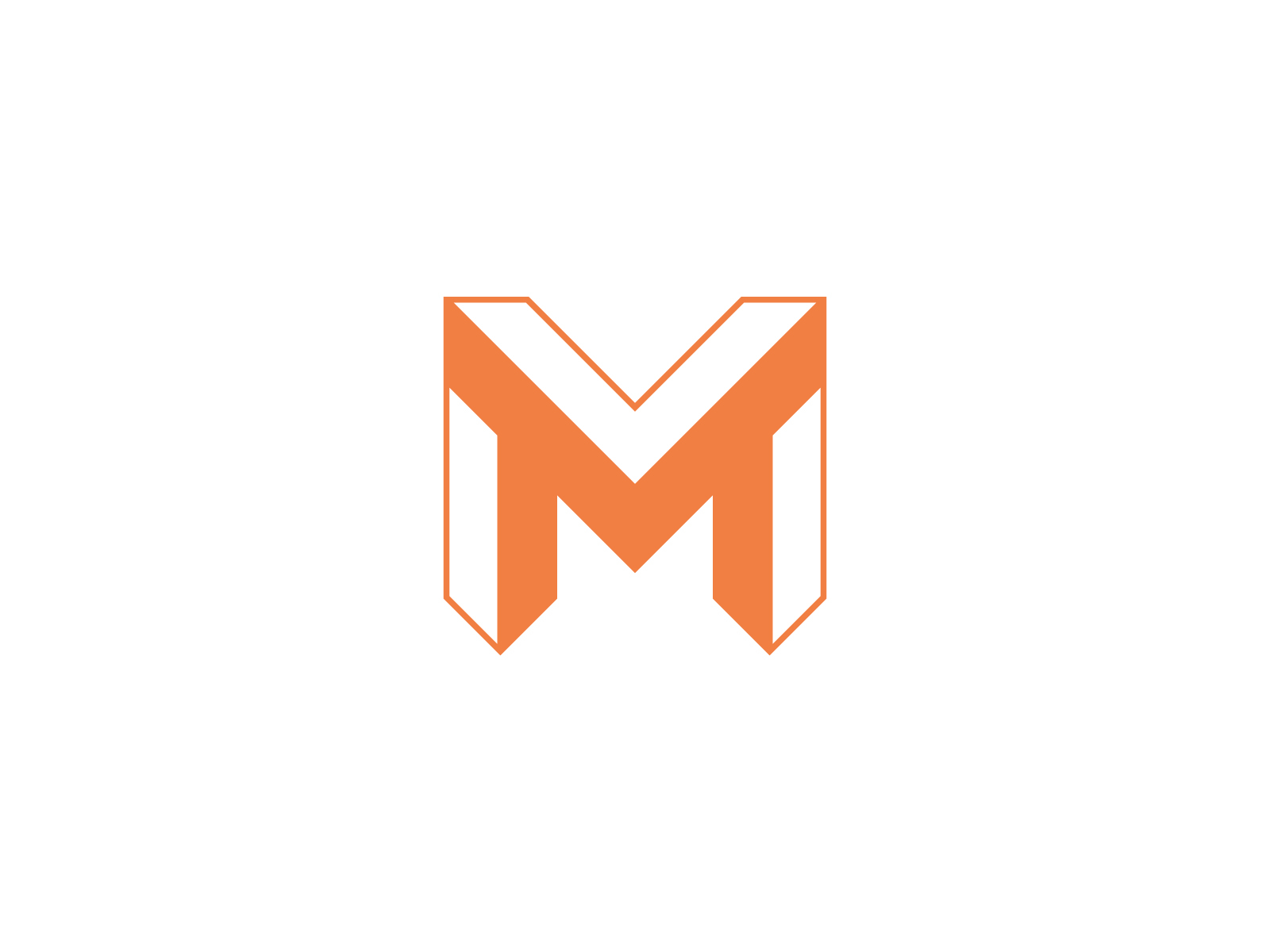 Letter M Monogram Logo by Sabuj Ali on Dribbble