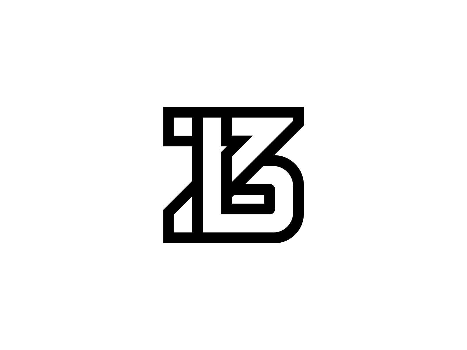 B and Z Letters Logo Stock Vector by ©brainbistro 127285674