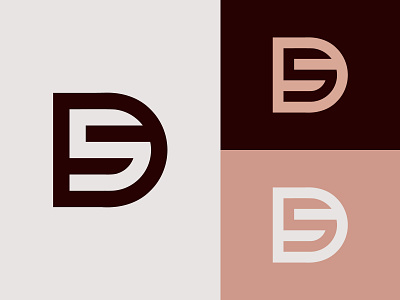 Letter BS / DS Monogram Logo