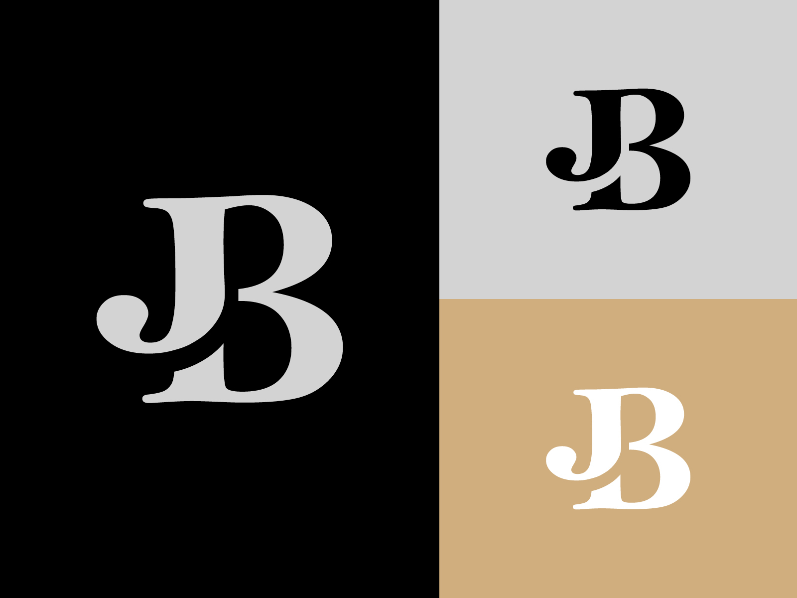 JB or BJ letter Logo