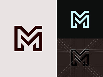 Double M Mark  Letter logo design, Letter m logo, Graphic design branding