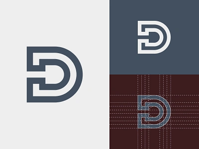 Letter D Logo With Shovel branding construction logo design garden gardening logo graphic design grid logo identity illustration landscaping lawncare letter d shovel logo logo logo design logotype monogram logo negative space shovel logo typography vector art