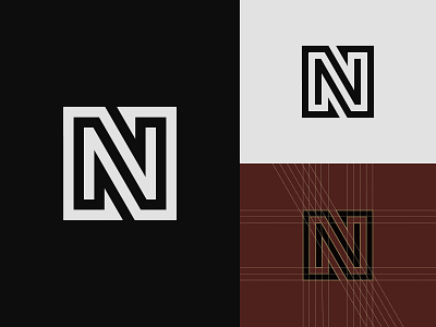 Letter N or NN Monogram Logo