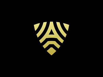 Letter A Shield Logo