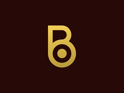 Letter B , BO or OB Logo