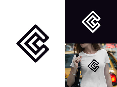 Letter C or CC Logo