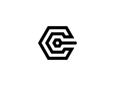 Letter C Key Logo