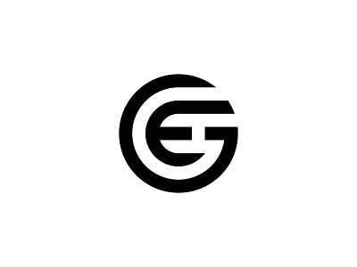 EG Logo or GE Logo branding circle logo circle monogram design eg eg logo eg monogram ge ge logo ge monogram identity illustration letter logo logo logo design logos logotype monogram monogram logo typography